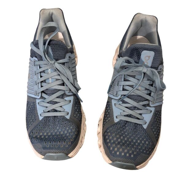 On Running Cloudswift with Helion Ladie's/Girl's Running Shoe Sky/Lake, 7/38 - Picture 4 of 11